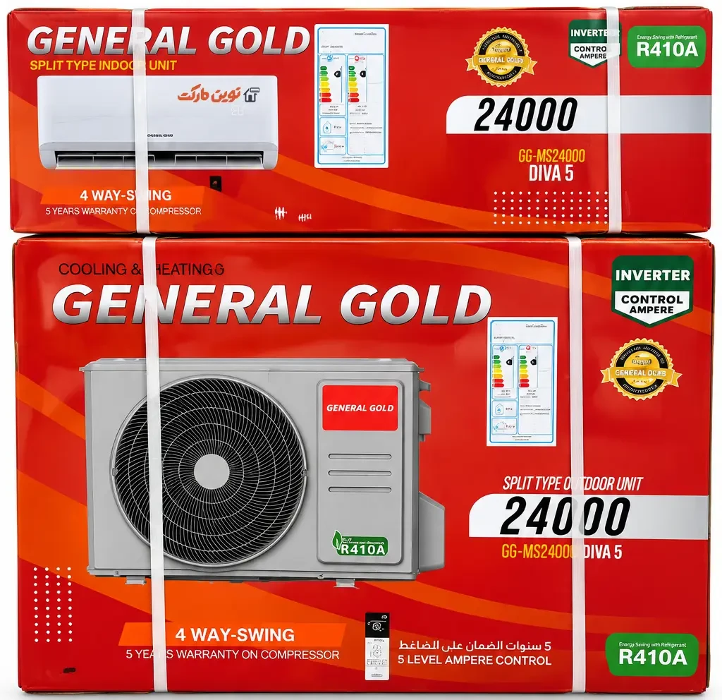 کولر گازی جنرال گلد 24000 دیوا5