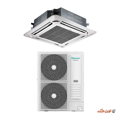 کولر گازی سقفی هایسنس 30000 دو حالته سرمایش و گرمایش،  رنگ سفید، اینورتردار مدل AUC25QFGSI